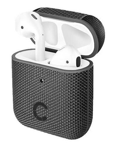 Cygnett TekView AirPods 1&amp;2 case - Grey/Black