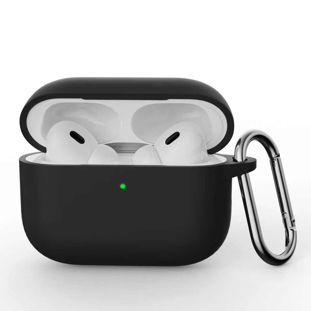 TDG LuxeGuard AirPods Pro 2 Silicone Case, Black