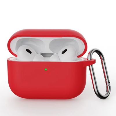 TDG LuxeGuard AirPods 4 Silicone Case, Red TDG LuxeGuard AirPods 4 Silicone Case, Red