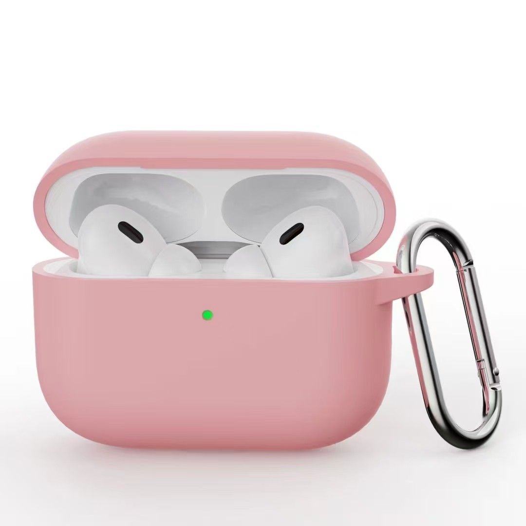 TDG LuxeGuard AirPods 4 Silicone Case, Pink