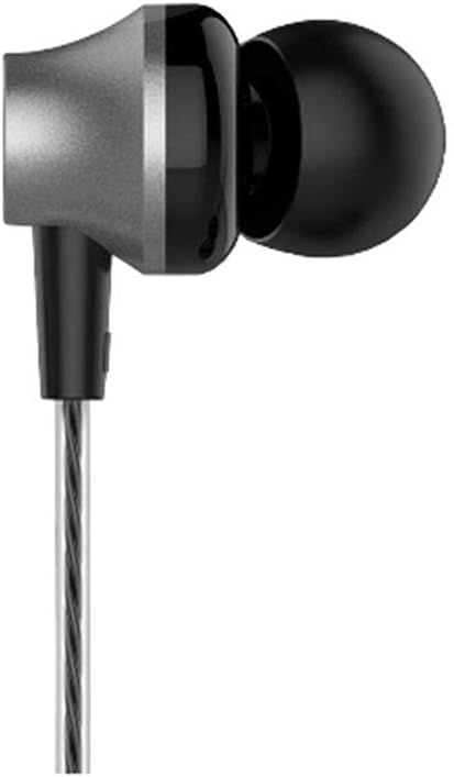 Devia Wired Earphone Metal with Remote and Mic, Black (3.5mm)