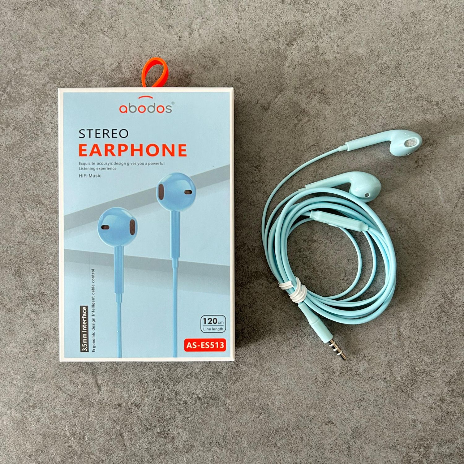 TDG XN Abodos 3.5mm Stereo Earphone, Blue