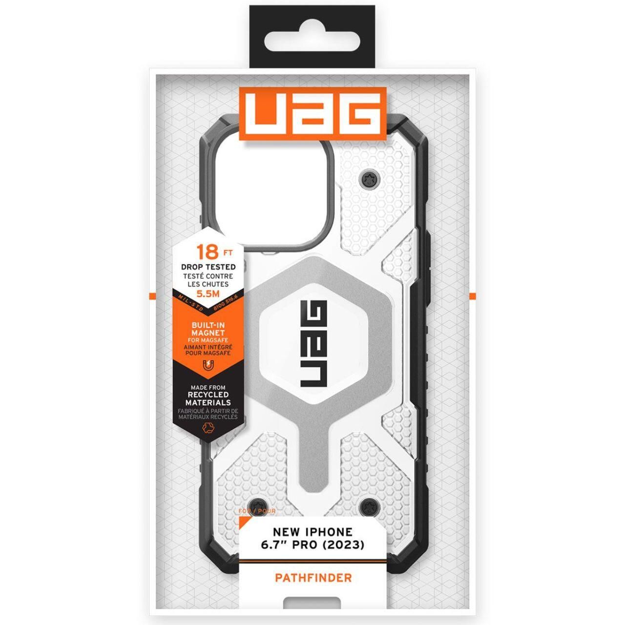 UAG iPhone 15 Pro Pathfinder Magsafe, Ice