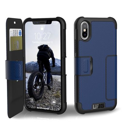 UAG iPhone X Metropolis Case, Cobalt/Silver (Blue) UAG iPhone X Metropolis Case, Cobalt/Silver (Blue)