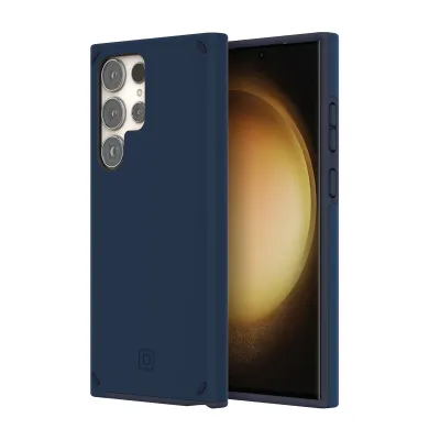 Incipio Samsung Galaxy S23 Ultra Grip Case, Midnight Navy/Inkwell Blue