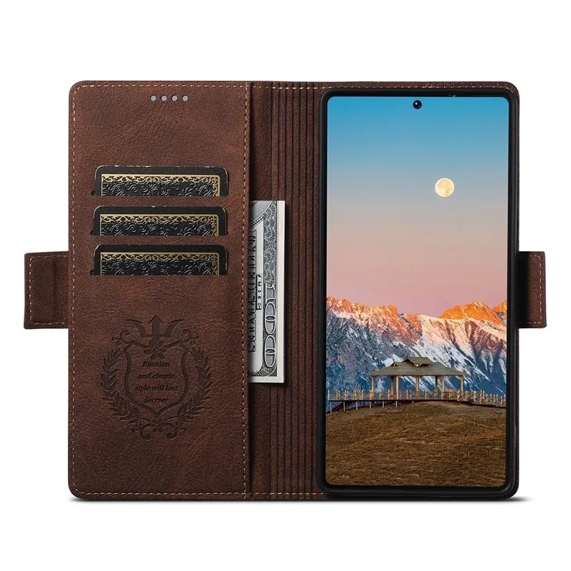 TDG Samsung Galaxy S25 Ultra J7 MagSafe Flip Case, Brown