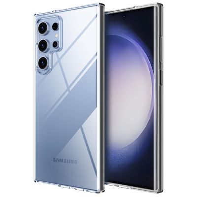 hoco Samsung Galaxy S23 Ultra TPU+PC Case, Clear