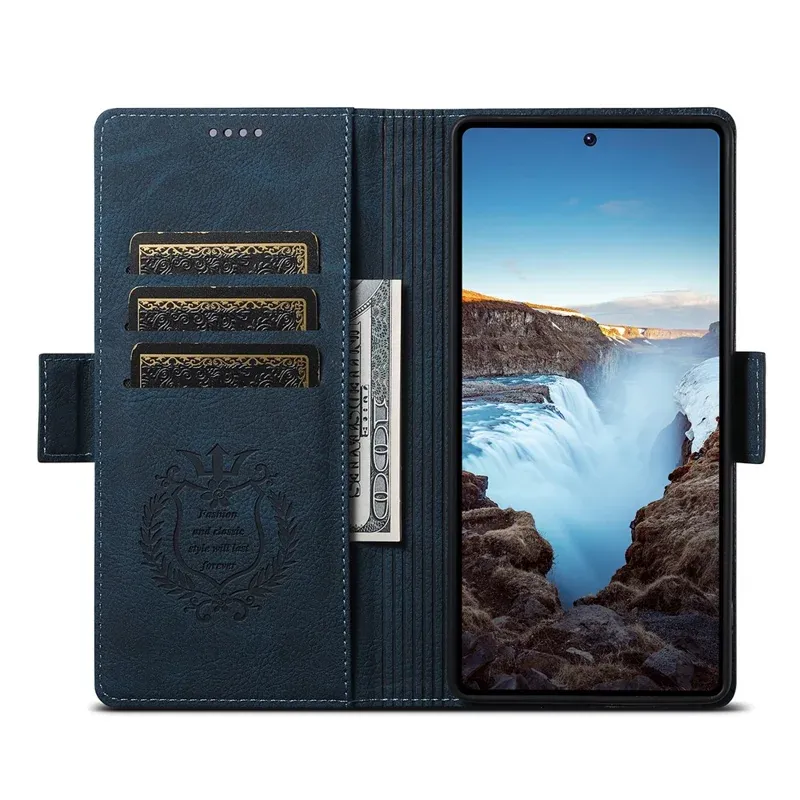 TDG Samsung Galaxy S25 Ultra J7 MagSafe Flip Case, Blue