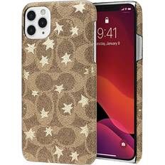 Coach iPhone 13 Pro Max  Slim Wrap, Signature C Khaki/Tan