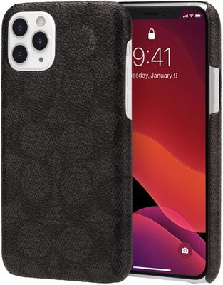 Coach iPhone 11 Pro Slim Wrap Case, Signature C Black