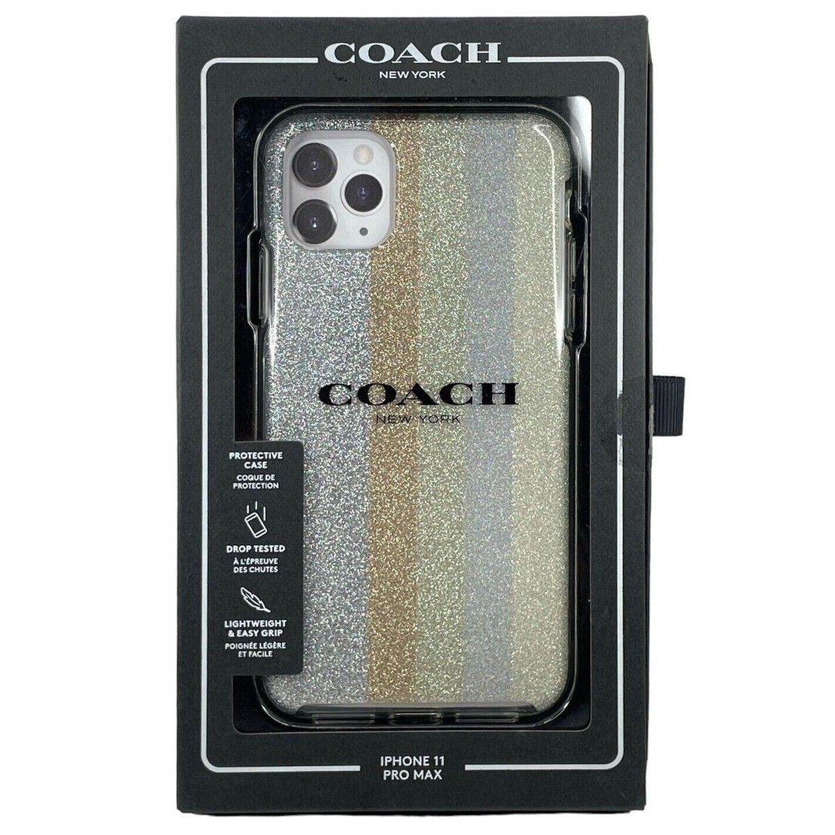 Coach iPhone 11 Pro Max Protective Case, Glitter American