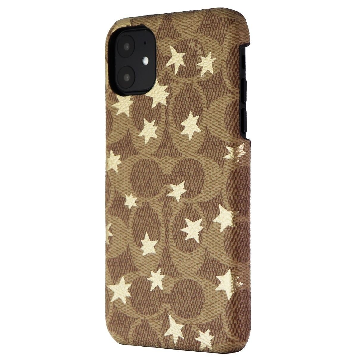 Coach iPhone 13 Pro Max  Slim Wrap, Signature C Khaki/Tan