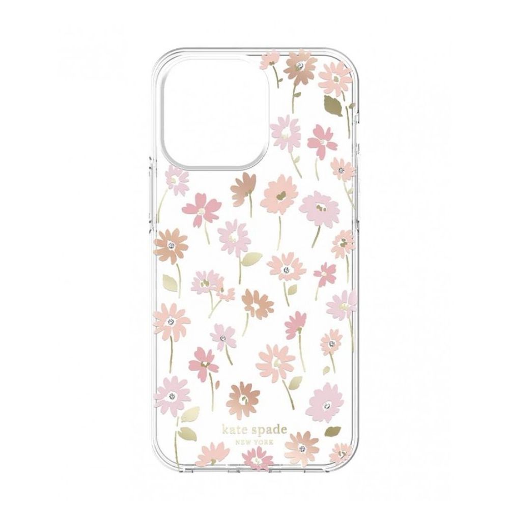 Kate Spade New York iPhone 14 Pro Max Protective Hardshell for MagSafe, Flower P