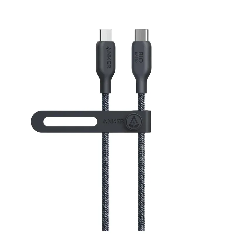 Anker Bio-Braided USB-C to USB-C Cable, 1.8M Black