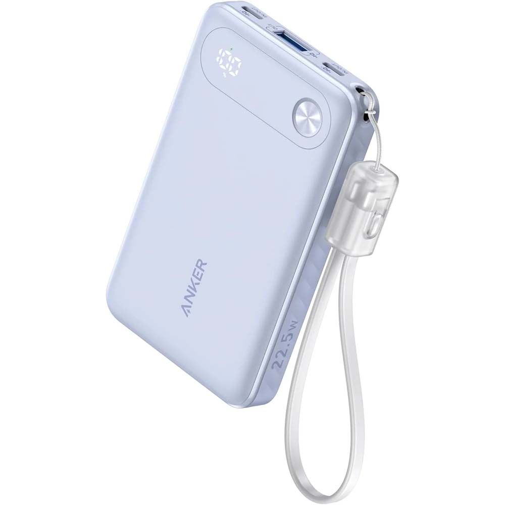 Anker A1257 Powerful and Travel Friendly Power Bank 10,000mAh, Purple