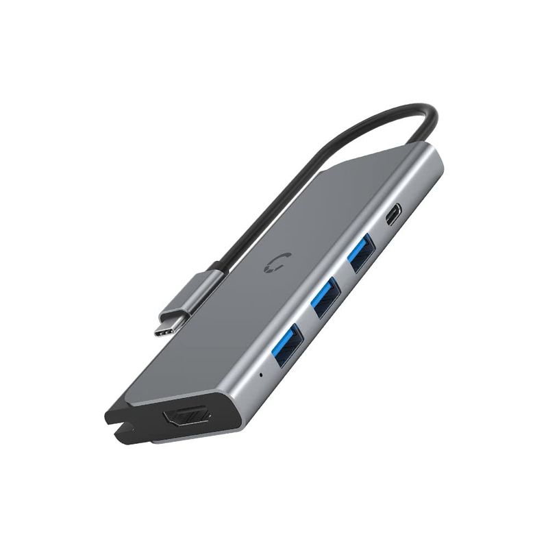 Cygnett TravelMate C to 3xA+HDMI+USB-C PD Travel Hub