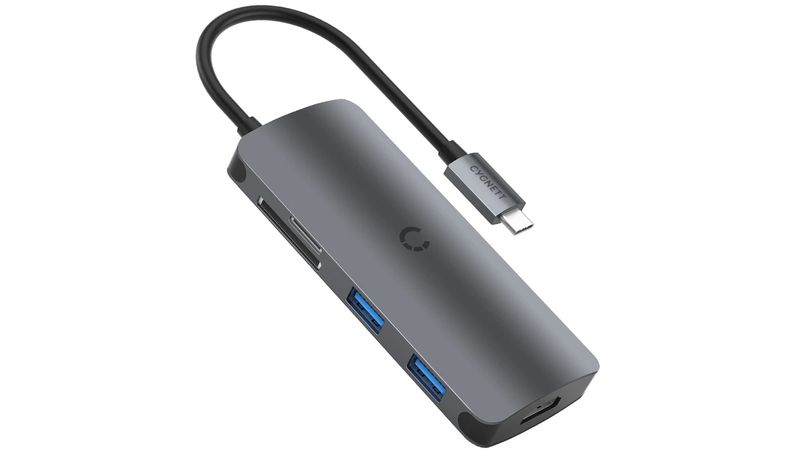 Cygnett PocketMate C to 2xA+ SD/TF+HDMI+USB-C PD Hub