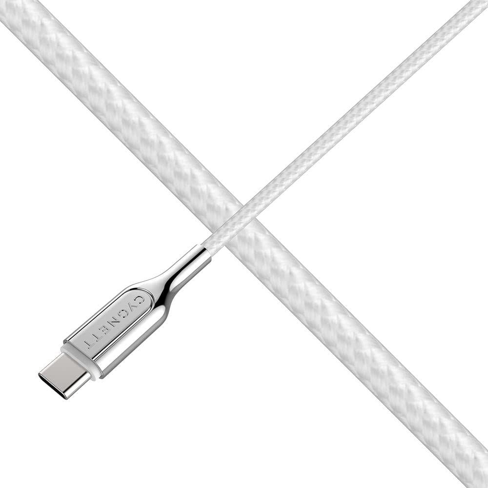 Cygnett Armoured Lightning to USB-C Cable 10cm, White