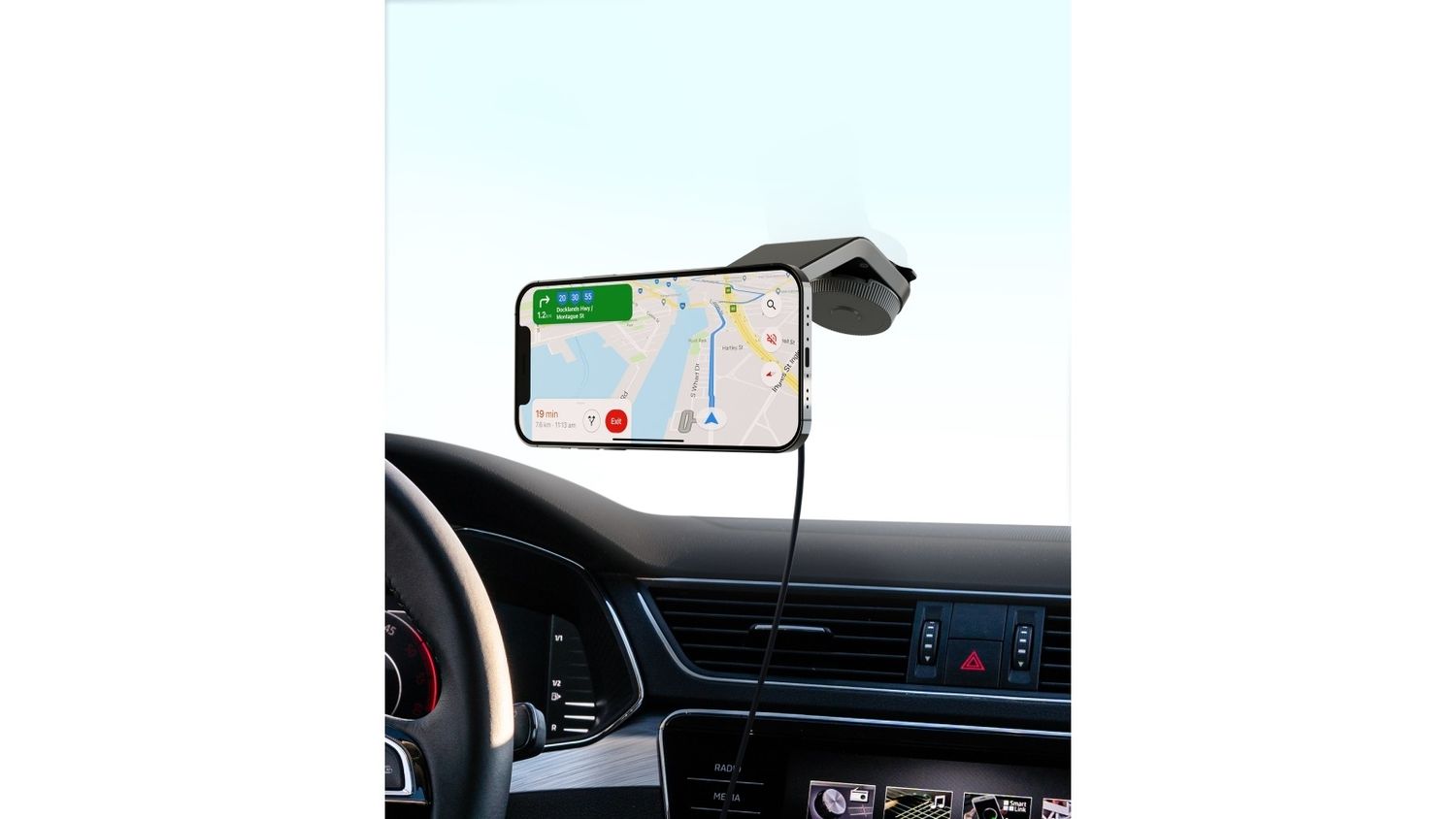 Cygnett MagHold Car 7.5W Wireless Charger Window