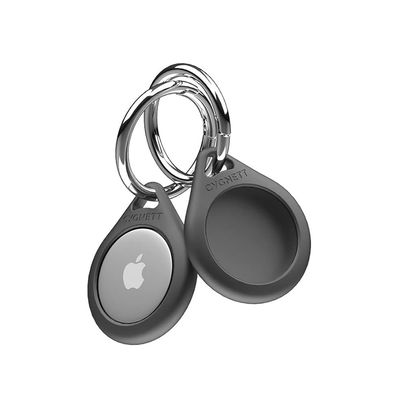 Cygnett AirTag Case Twin Pack Silicone- Black