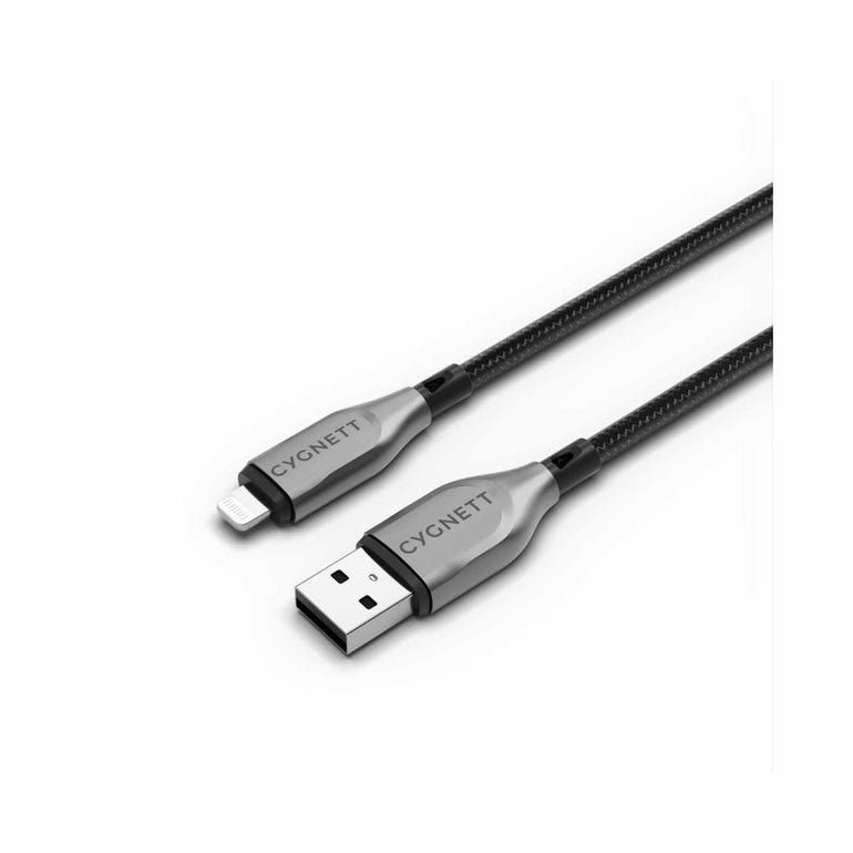 Cygnett Armoured Lightning to USB-A Cable 50cm, Black