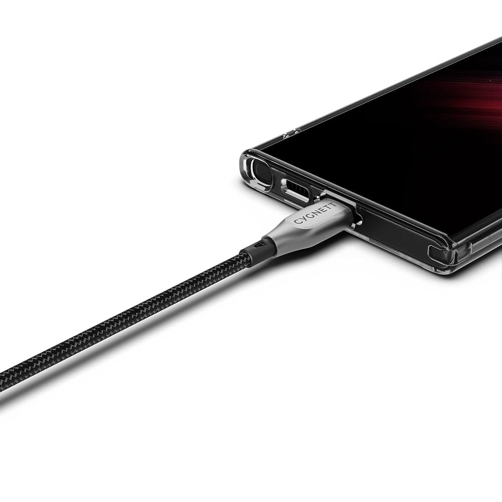 Cygnett Armored Lightning to USB-A Cable 10cm, Black