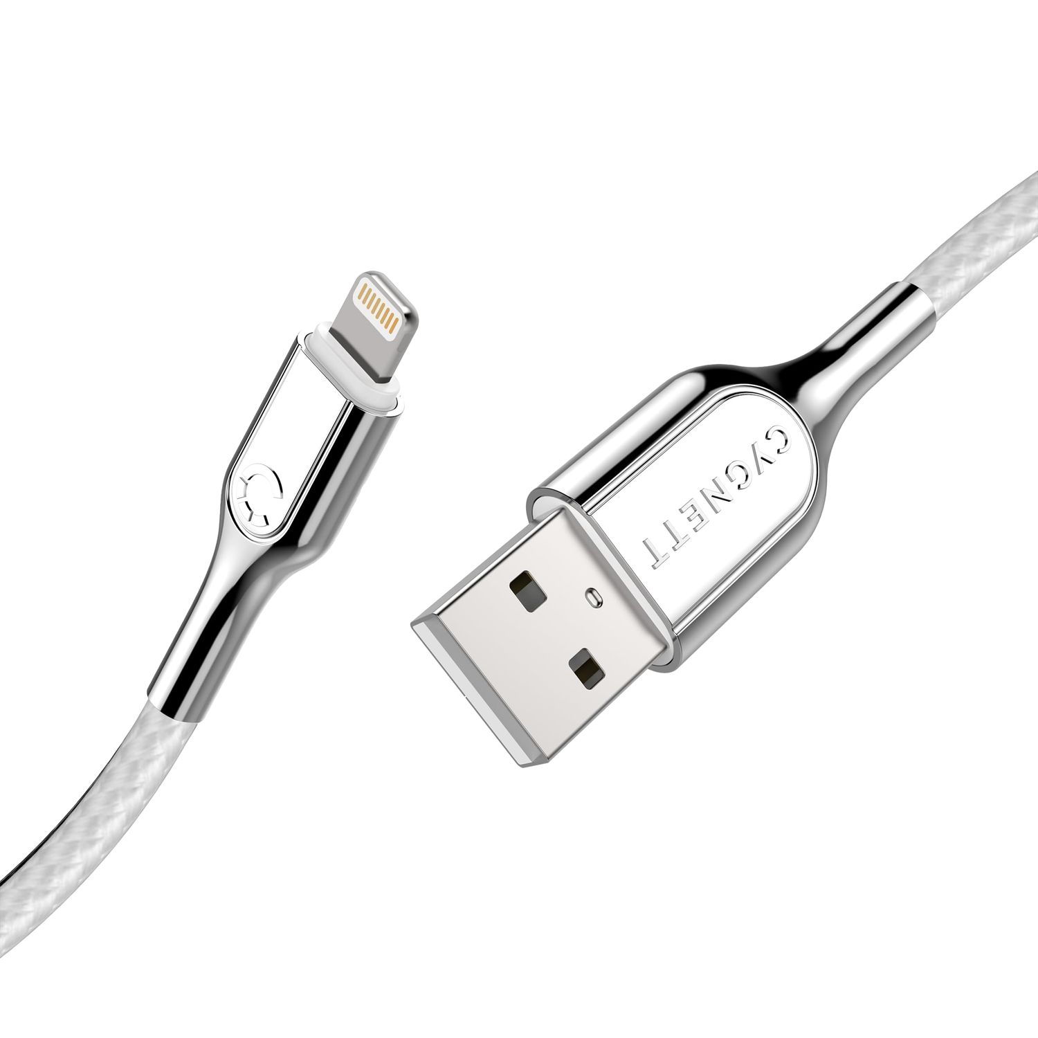 Cygnett Armored Lightning to USB-A Cable 2M, White
