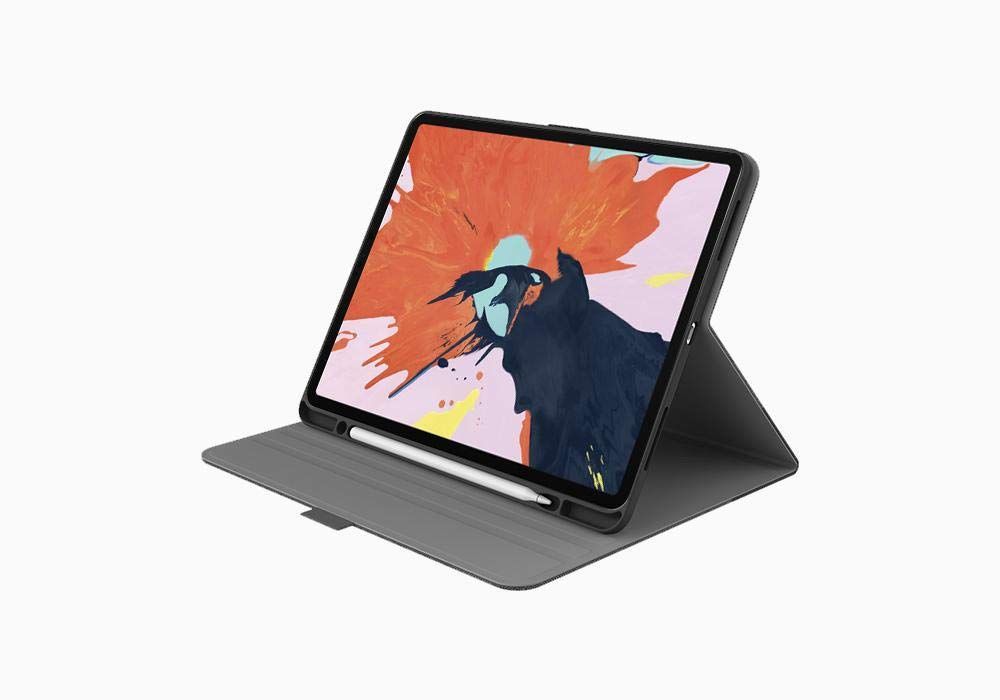 Cygnett TekView w. pencil holder for iPad Pro 12.9 Grey/Black (2019/2020)