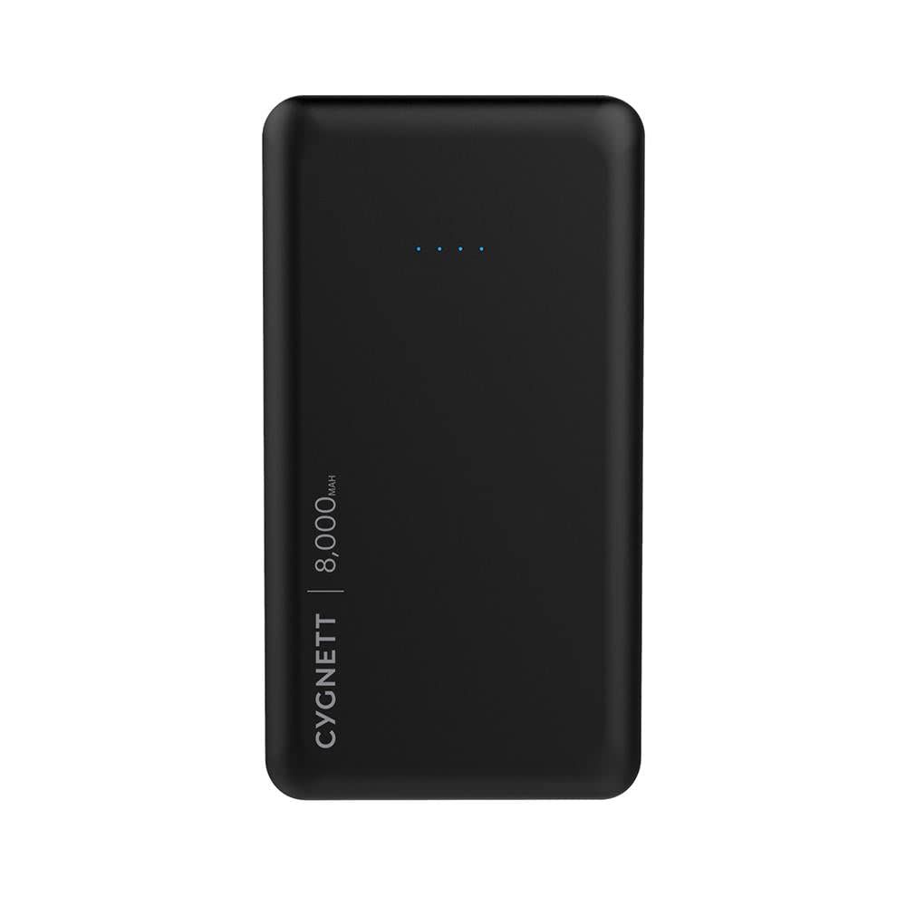 CYGNETT 8,000mAh PB with Lightning Cable, Black