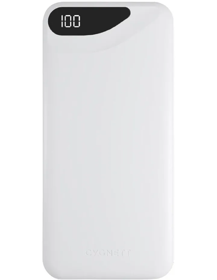 Cygnett ChargeUp Boost Gen3 10K Power Bank, White