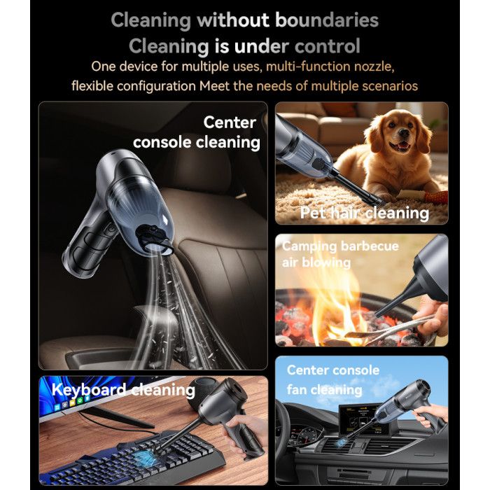Yesido VC08 Wireless Brushless Motor Duster Vacuum 1000PA Suction