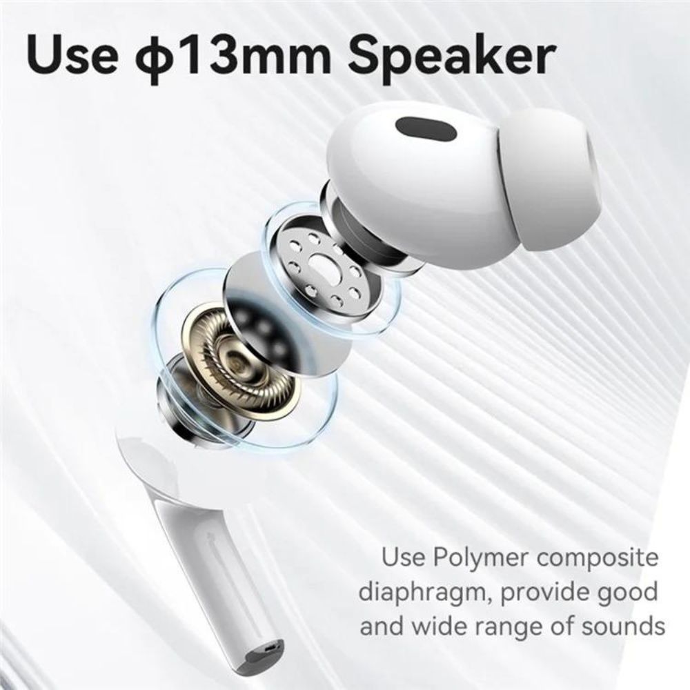 Yesido TWS29 HD LCD Touch Control Wireless Earbuds, White