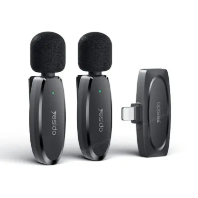 Yesido KR14 Lavalier Mic X2 Universal for Lightning Equipment