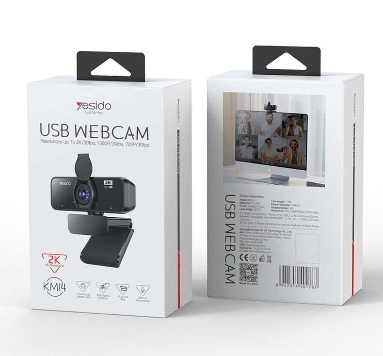 Yesido KM14 USB Webcam 2K