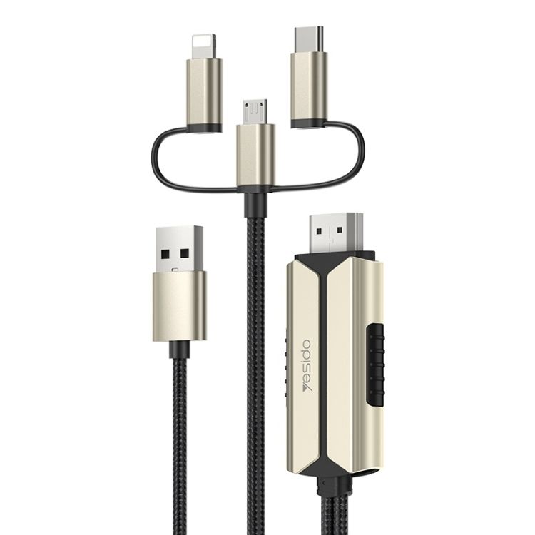 Yesido HM14 3in1 HDTV Cable, 2M
