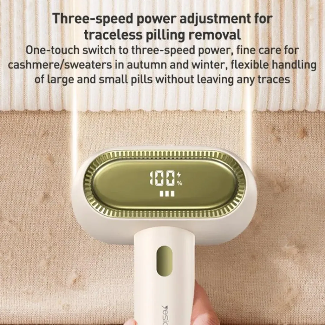 Yesido EC20 Fabric Shaver Dual-Head &amp; Stainless Steel 12-leaf Blades