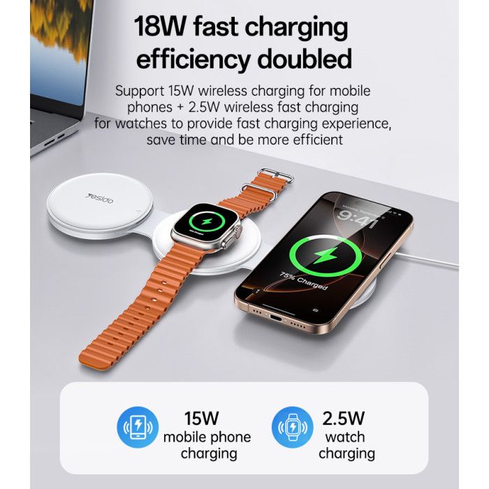 Yesido DS29 5in1 Wireless Charger &amp; Storage Box