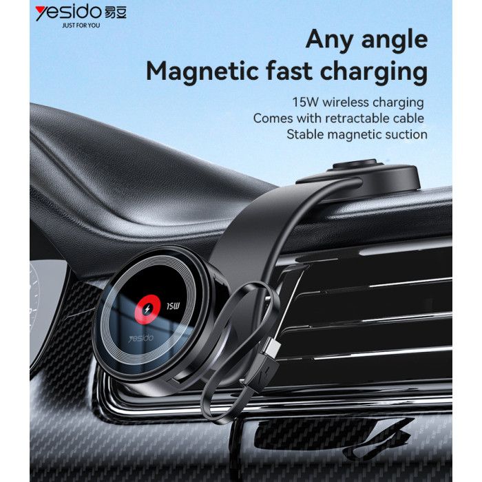 Yesido C314 Magnetic Wireless Car Charger