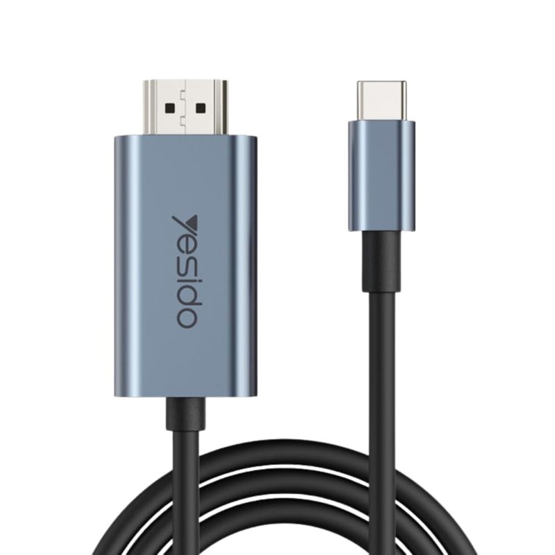 Yesido HM10 USB-C 2.0 to HDTV 4k Cable, 2M Black