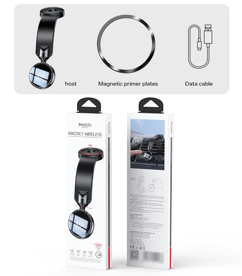 Yesido C316 Magnet Wireless Car Charger