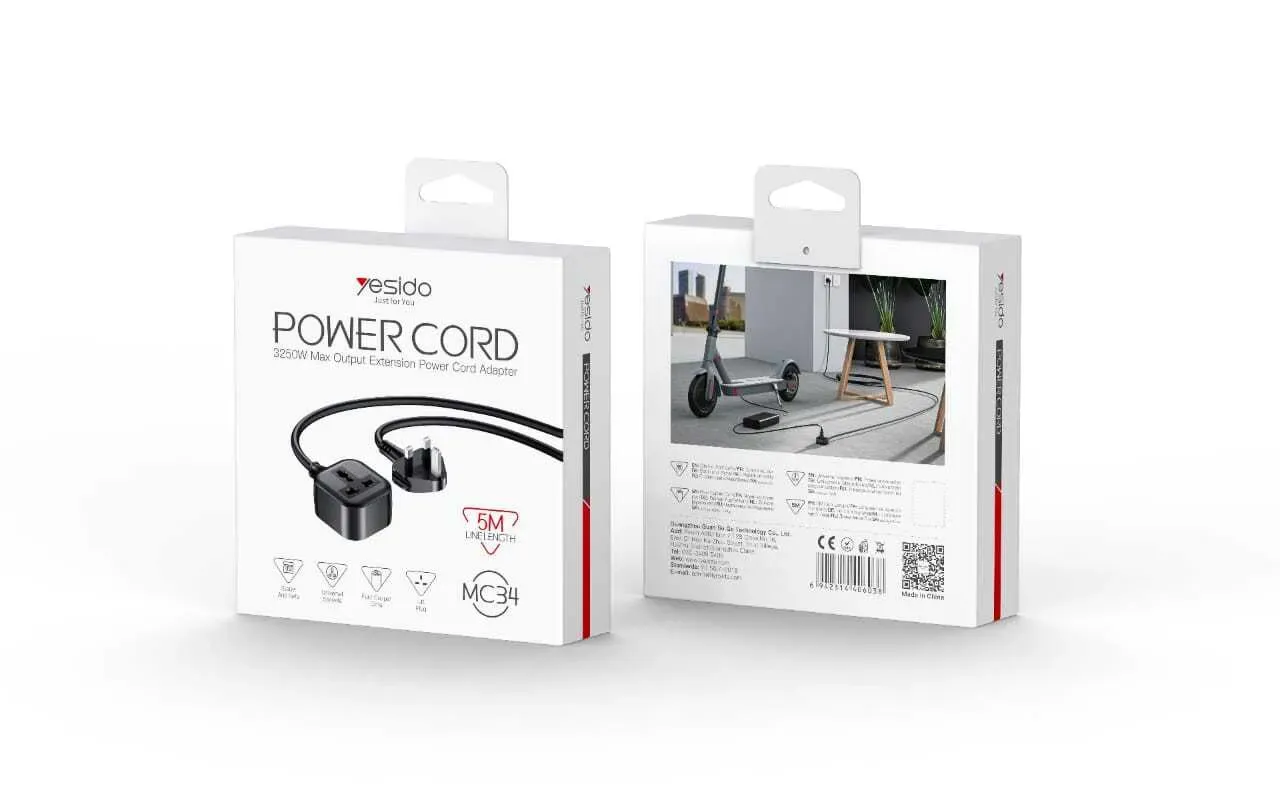 Yesido MC34 Power Cord 5M