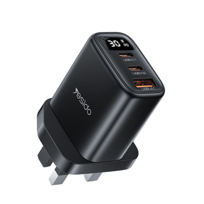 Yesido YC88 Quick Charger 30W, Black