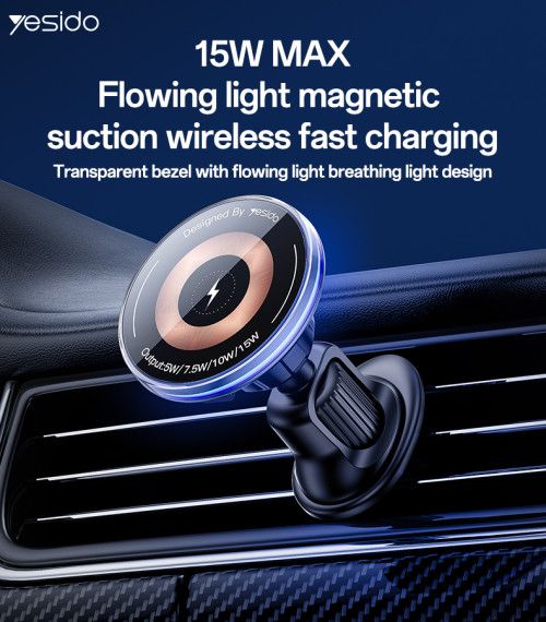 Yesido C308 Magnet Wireless Charger with LED Light