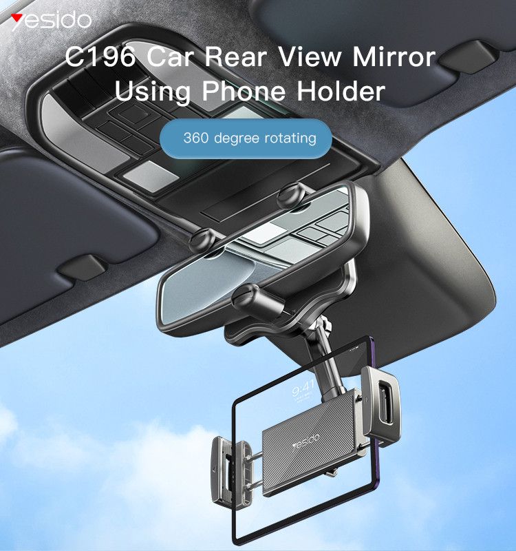 Yesido C196 Rearview Mirror Car Holder