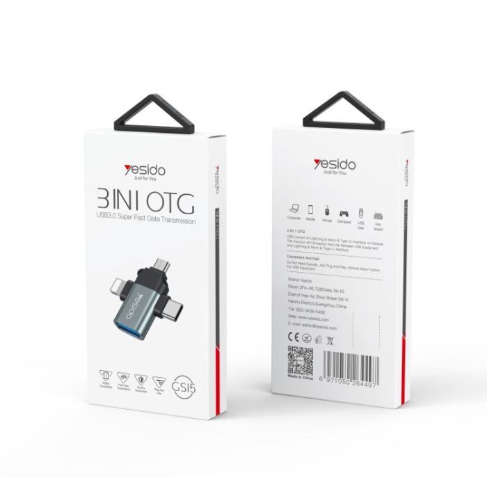 Yesido GS15 3in1 OTG USB 2.0