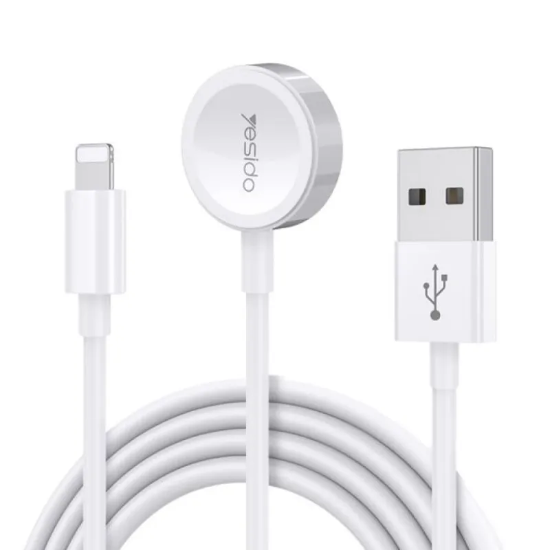 Yesido CA70 2in1 Charging Cable, 1.2M White