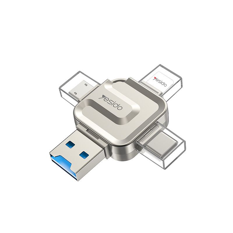 Yesido GS23 Card Reader, Silver