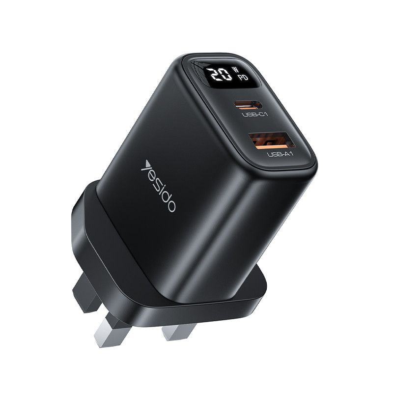 Yesido YC87 Quick Charger 20W, Black