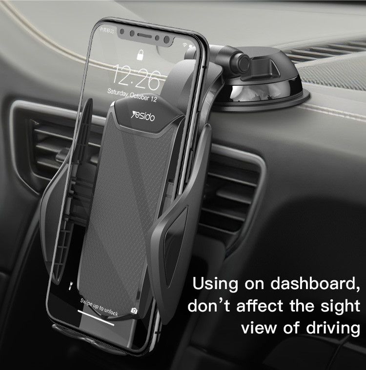Yesido C99 Car Holder, Black