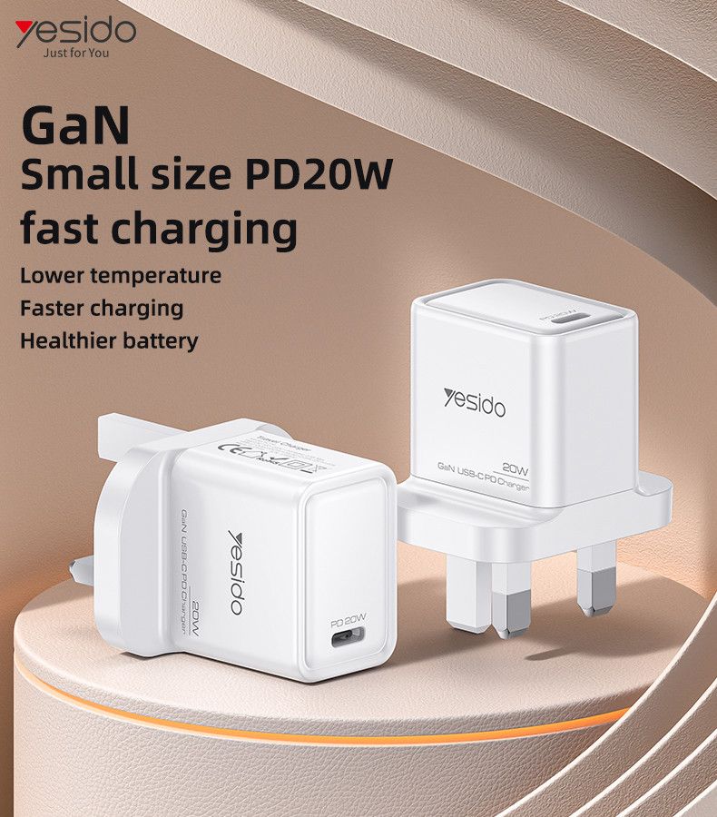 Yesido YC79 GaN Charger 20W, White